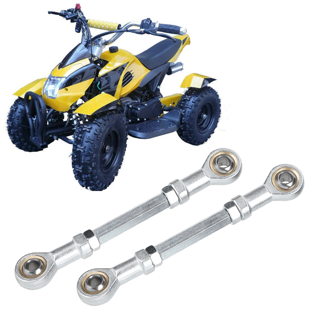 2pcs 150mm -170mm 8mm chỉ đạo thanh kéo kit khớp tròn cho 49cc điện mini atv xe go-kart