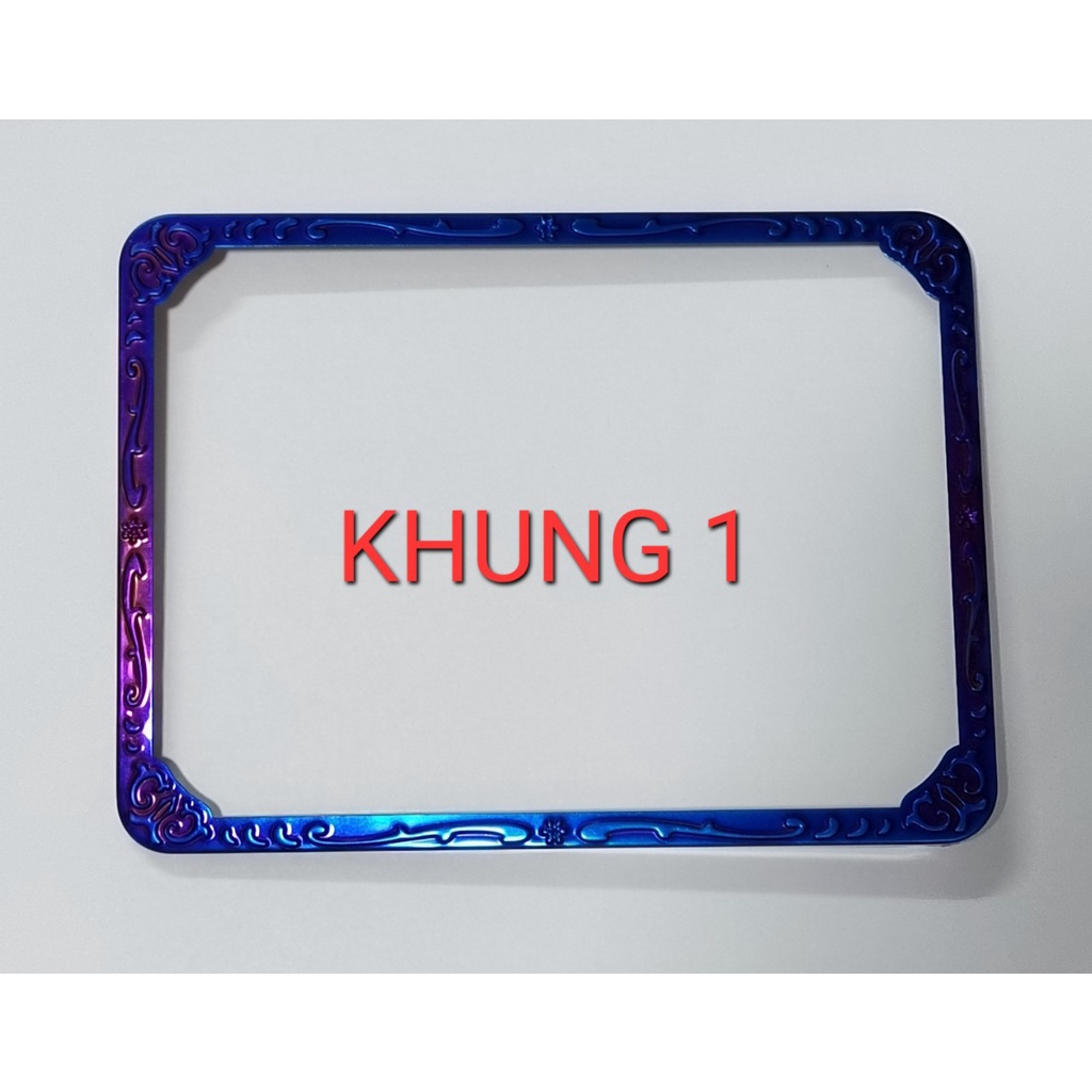 Khung bao biển số titan 7 màu