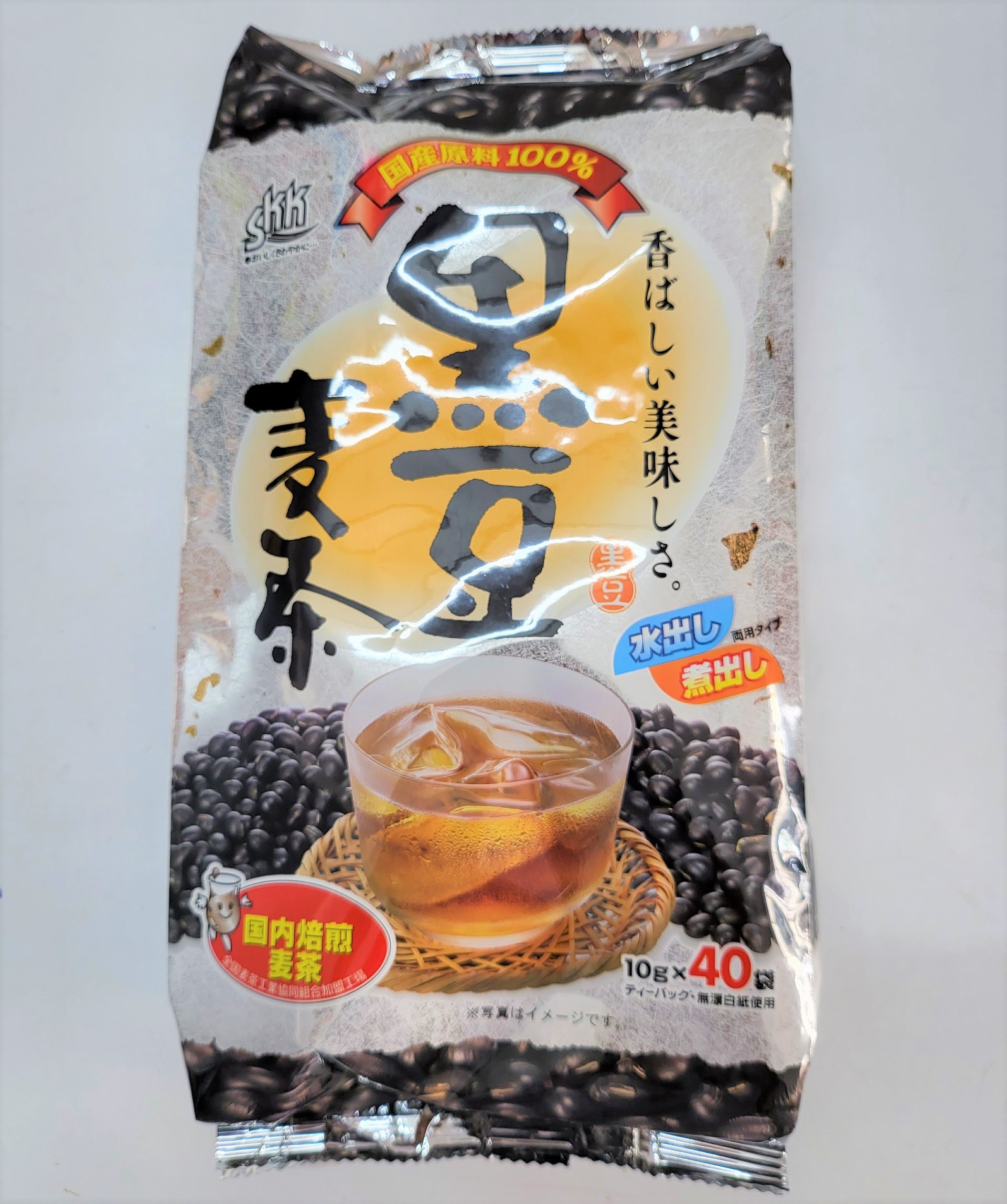 [Túi 400g (40 túi lọc)] TRÀ LÚA MẠCH ĐẬU ĐEN [Japan] SKK Black Bean Barley Tea Bags (tgc)