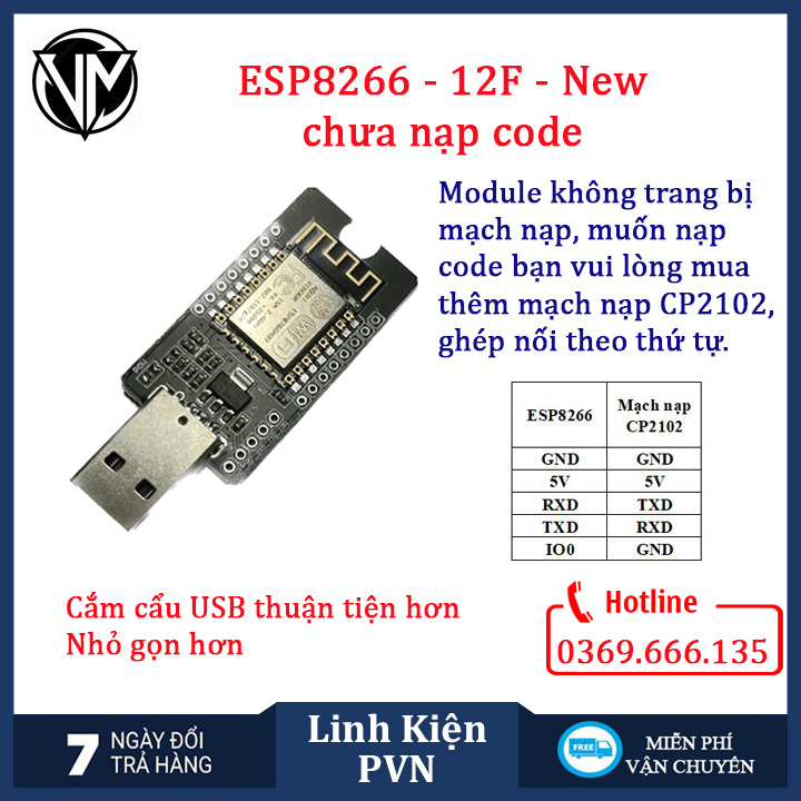 Kít RF thu phát wifi ESP8266 NodeMCU Lua V3 CH340