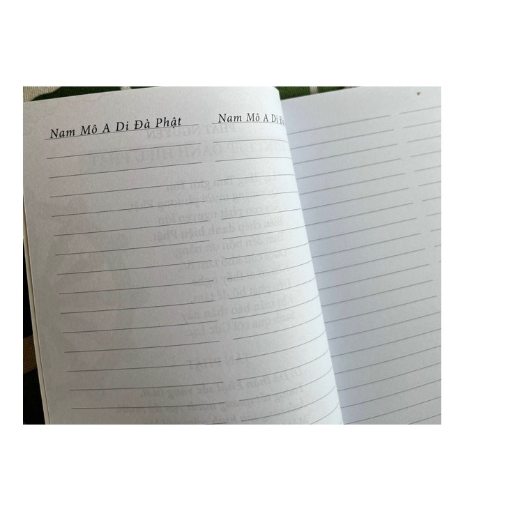 Tập Viết Niệm Phật ( Danh Hiệu Phật )