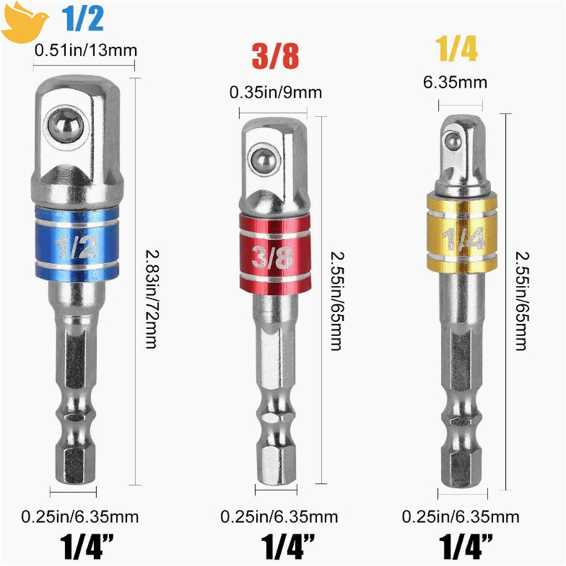 8pcs Professional Drill Bit Extension Set 105° Right Angle Drill Attachment For Electric Drills Screwdriver Chucks
