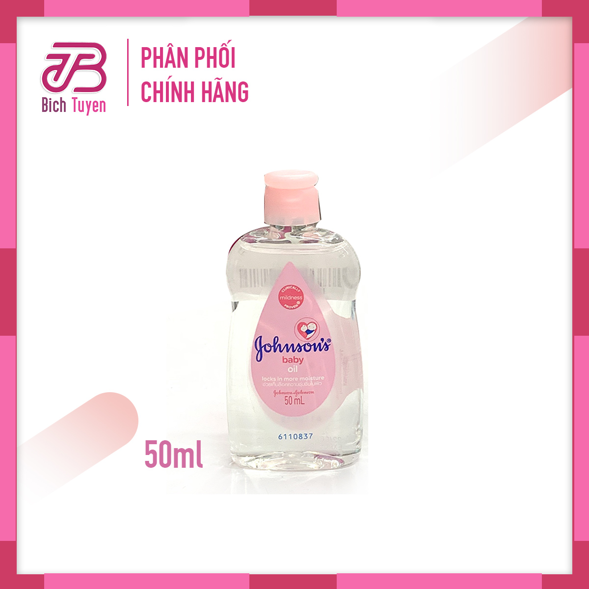 Johnsons baby oil 50ml - 200ml-Johnson-JOHNSON'S Baby-massage Johnson baby oil-gomfson