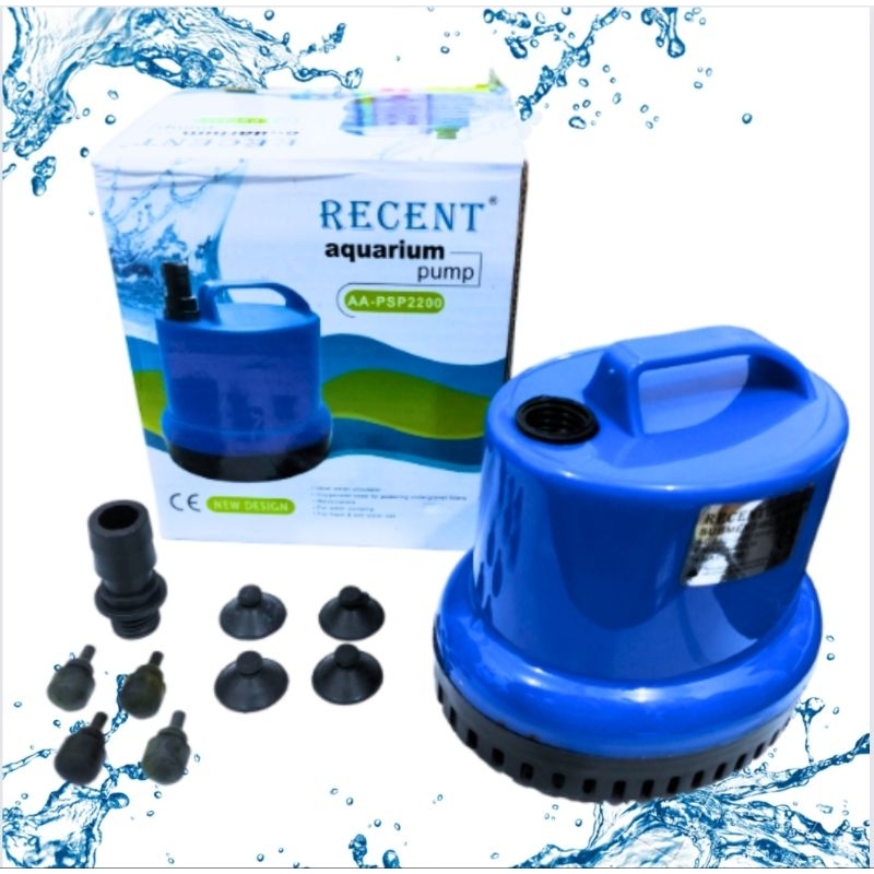 Pompa aquarium kolam RECENT AA PSP 2200