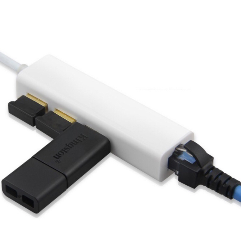 Cáp Chuyển Usb Sang Lan Kèm 3 Cổng Usb 2.0