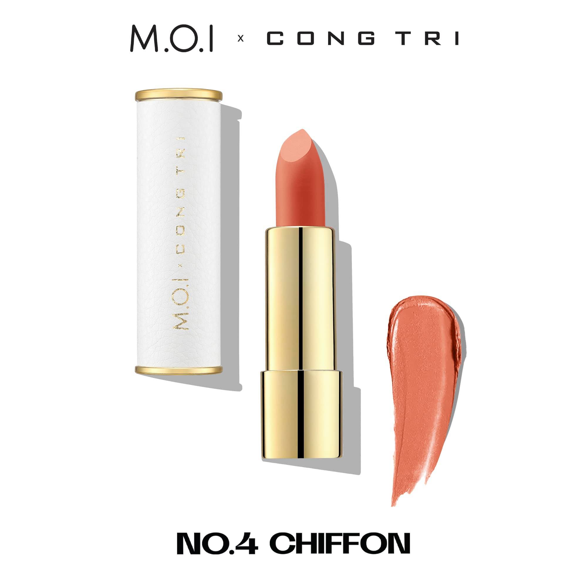 [HCM]Son thỏi M.O.I Hồ Ngọc Hà x Công Trí NO4 CHIFFON