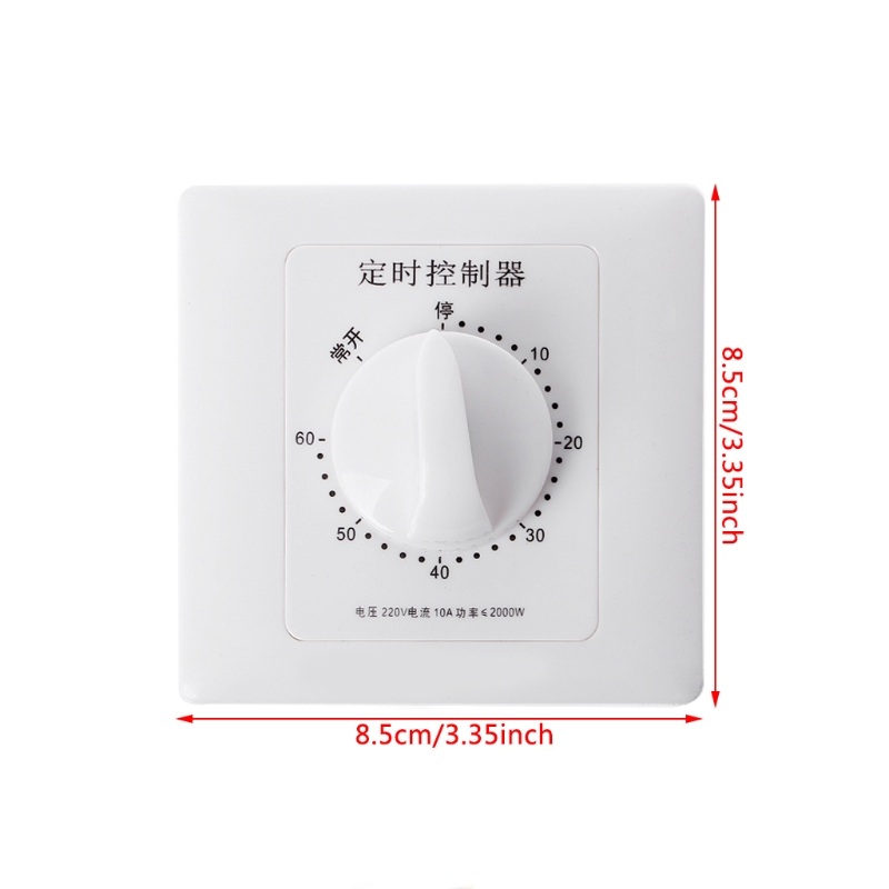 【New arrival 】 Time Switch Light Switch Sockets Countdown Timer 220V Switch Digital Timer Control Switch Socket Cover Plate Home