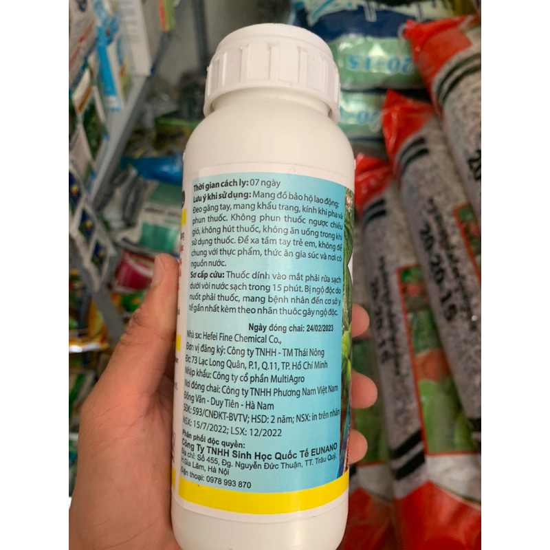 Chế phẩm Hiệu Đuông dừa, chai 500ml