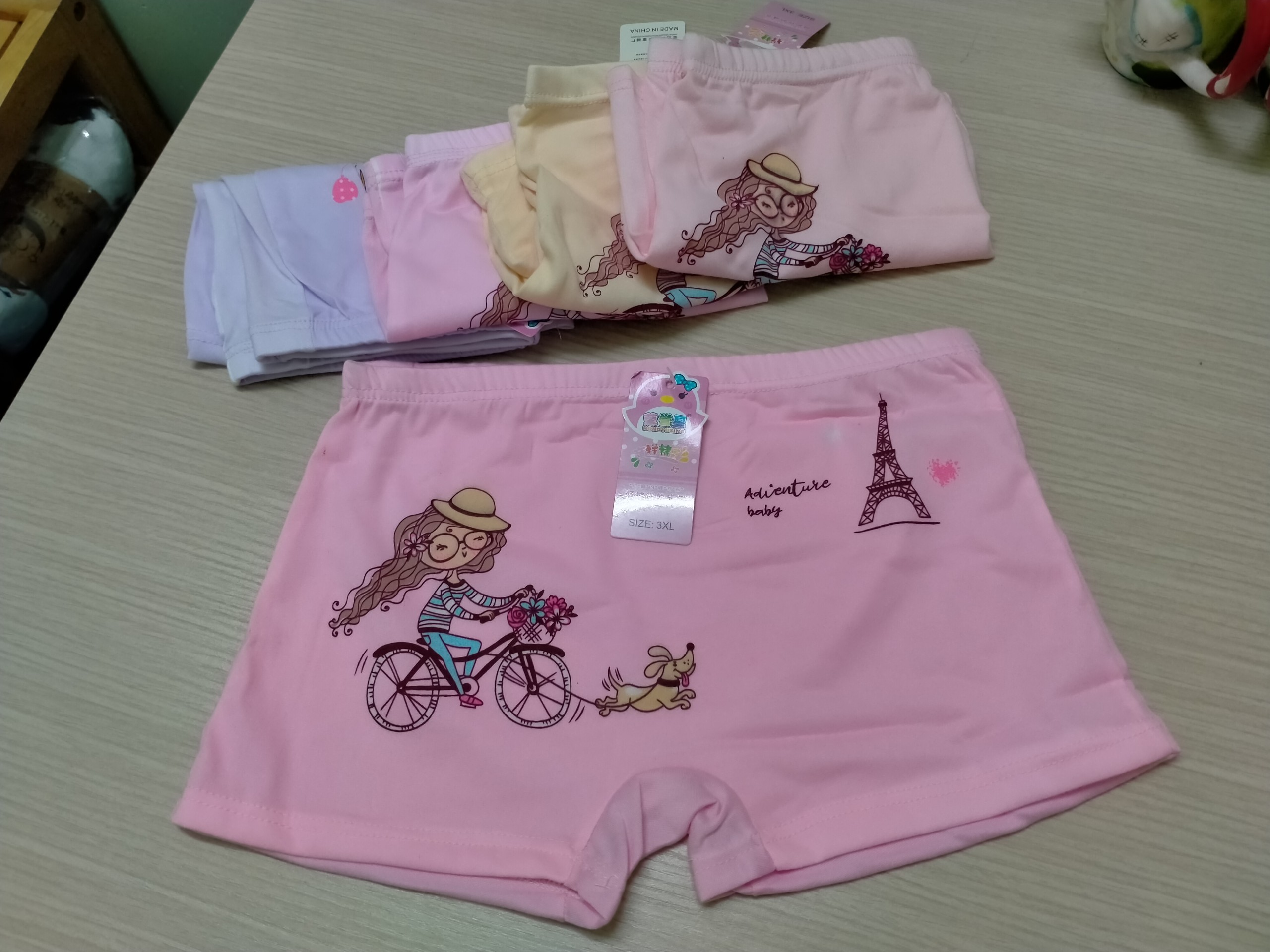 Combo 05 quần chíp cho bé size từ 14-30kg