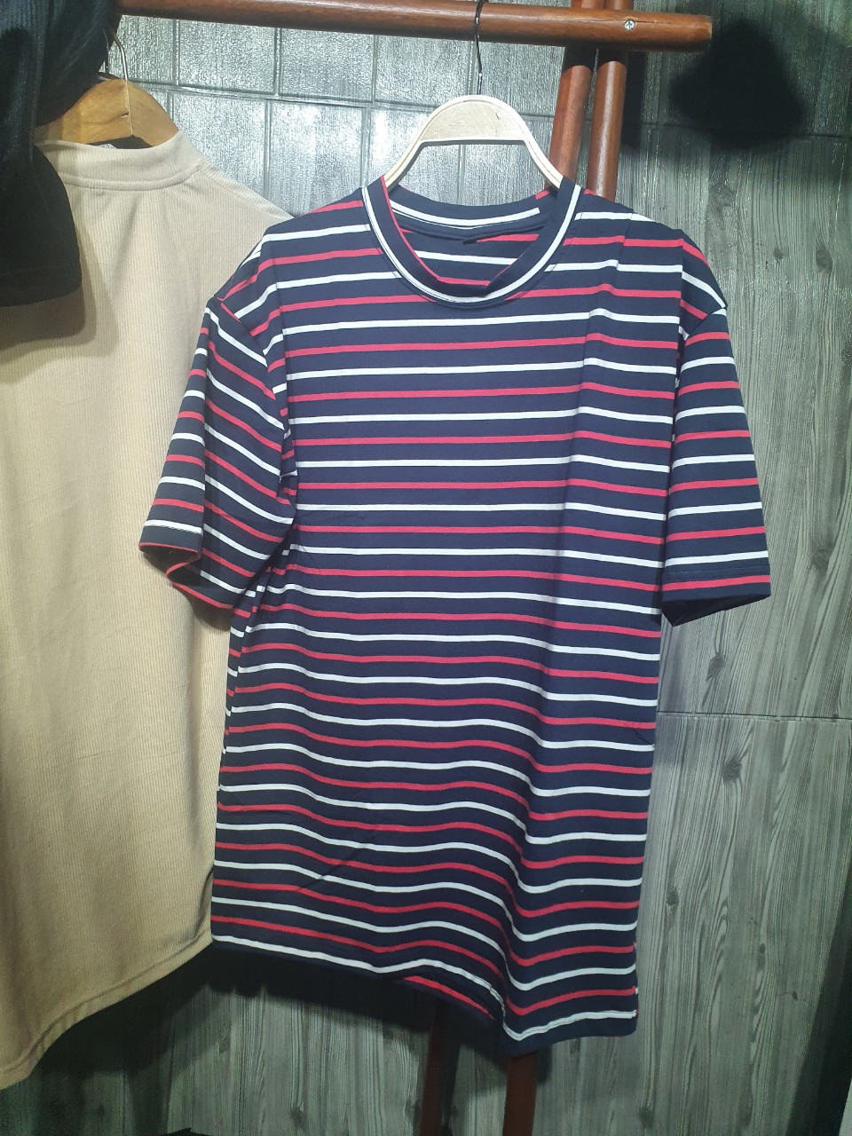 Áo thun Stee Sọc ngang R&W CVC Unisex