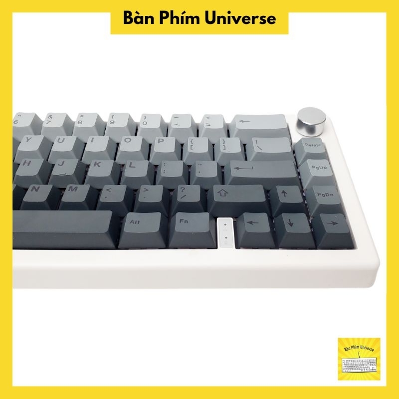 Keycap gradient đen - keycap pbt profile cherry 124 phím - keycap đen gradient cho bàn phím cơ - bàn phím universe