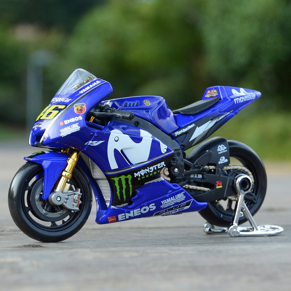 Maisto 1:18 2018 MotoGP Racing Yamaha YZR M1 Factory Racing Team