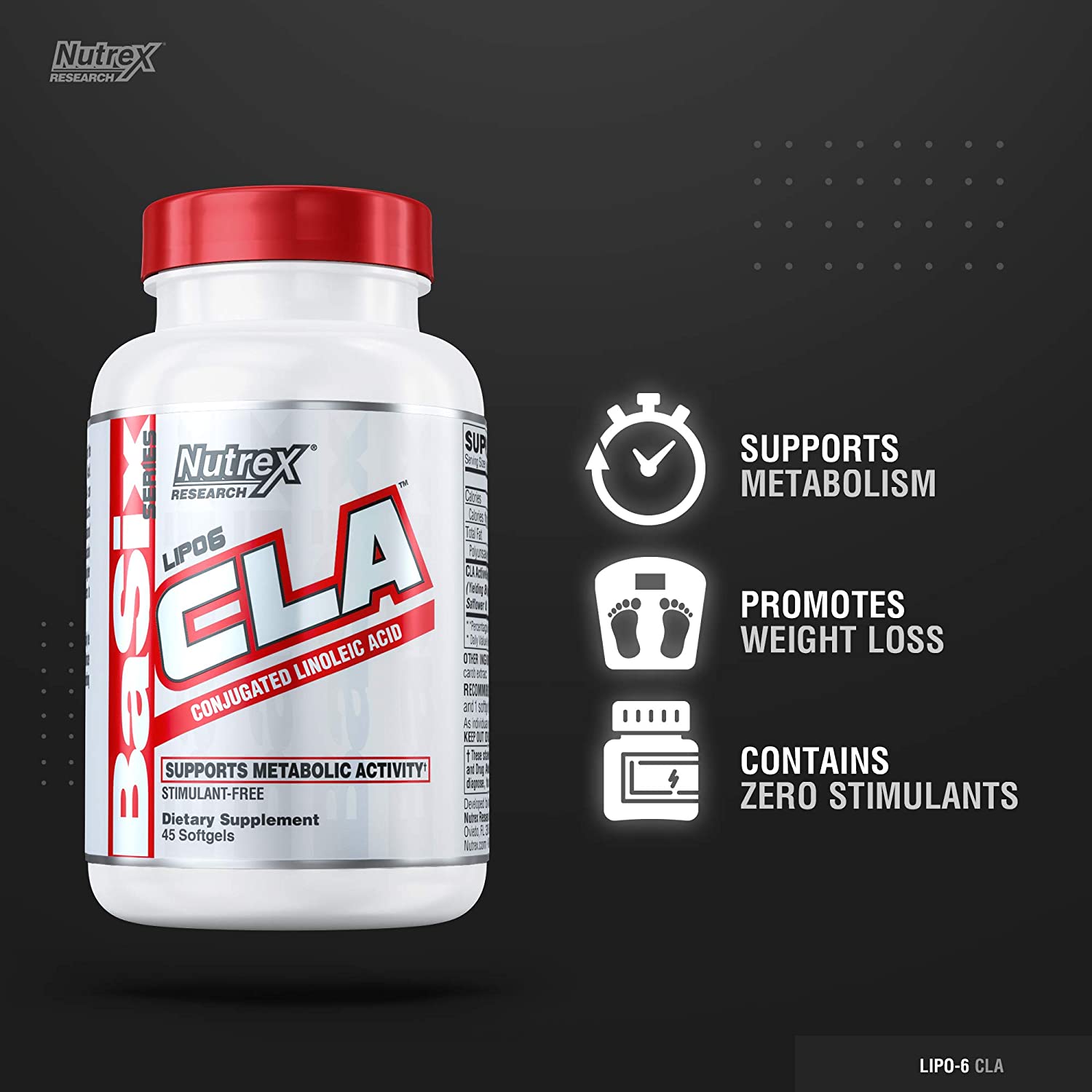 LIPO 6 CLA NUTREX 45 VIÊN ĐỐT MỠ GIẢM CÂN AN TOÀN