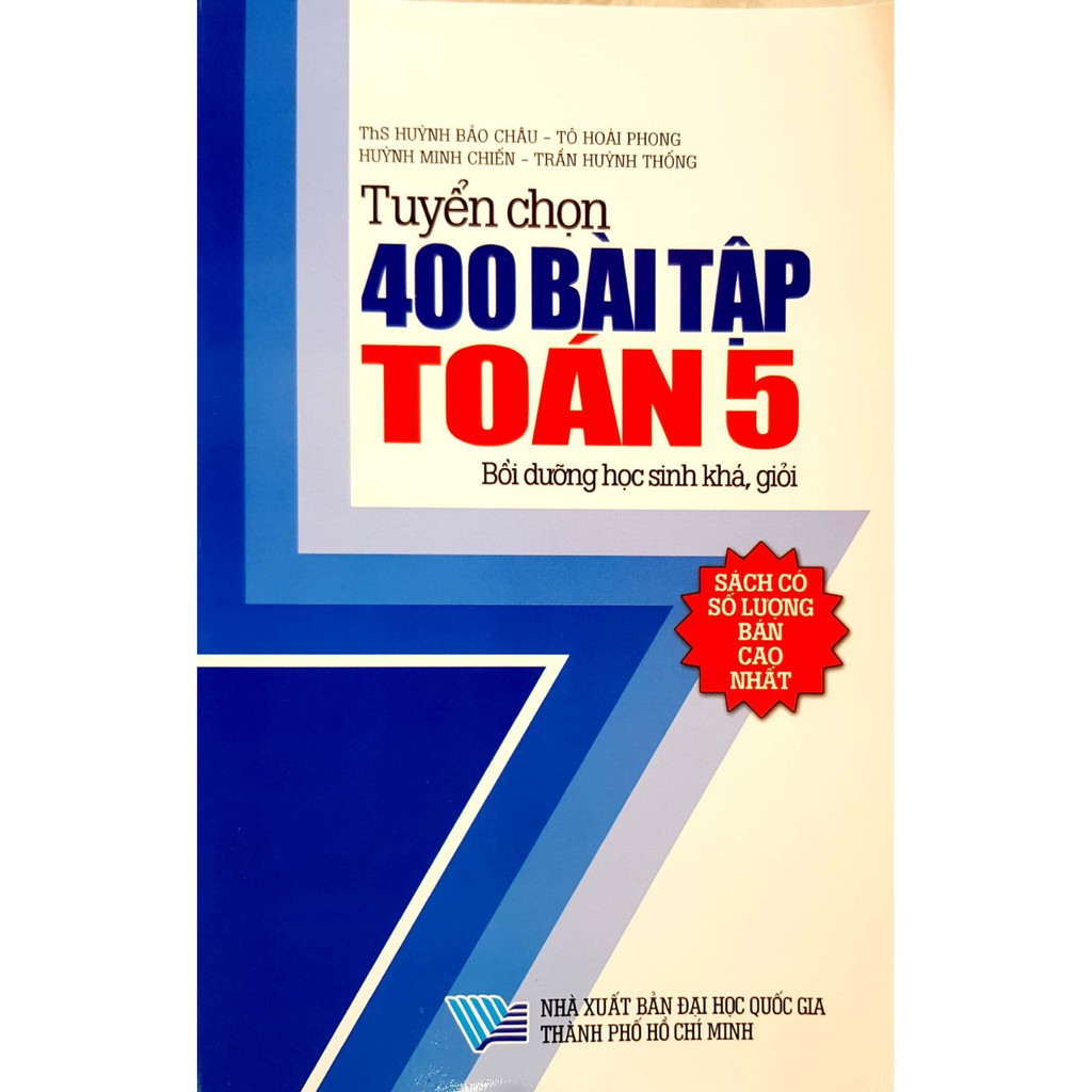 Sách - Tuyển chọn 400 bài tập Toán 5