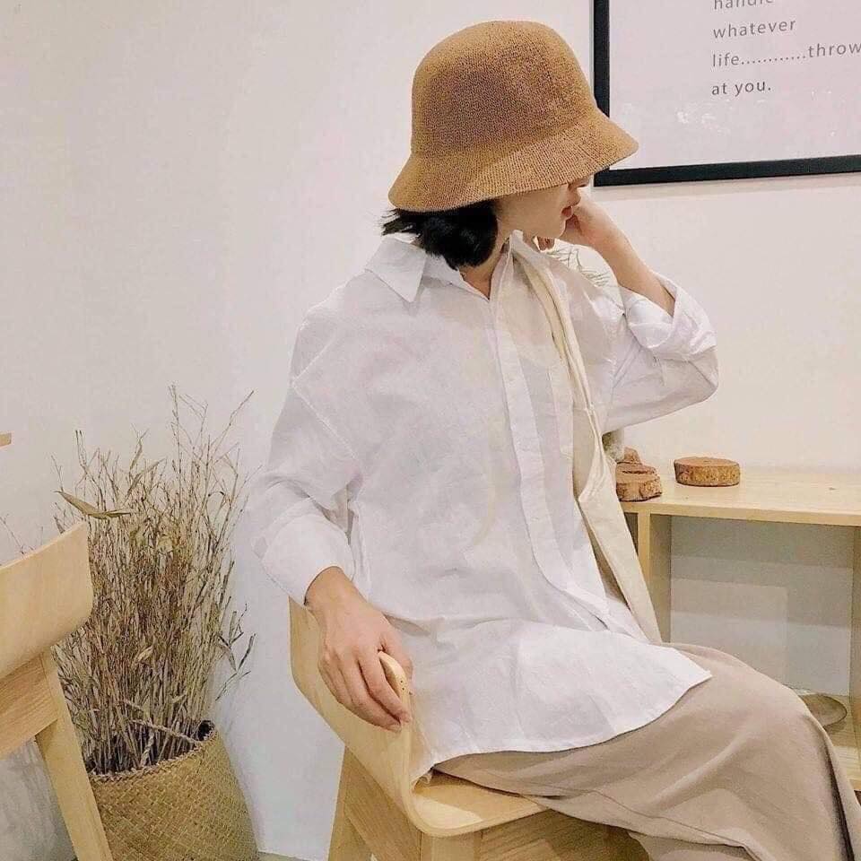 MŨ CÓI CHỮ M BUCKET ULZZANG