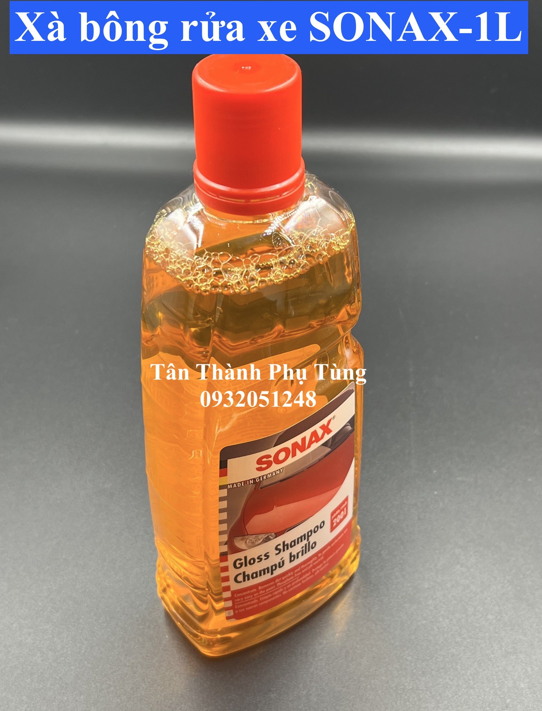 Xà bông rửa xe SONAX 1 Lít, xuất xứ Đức