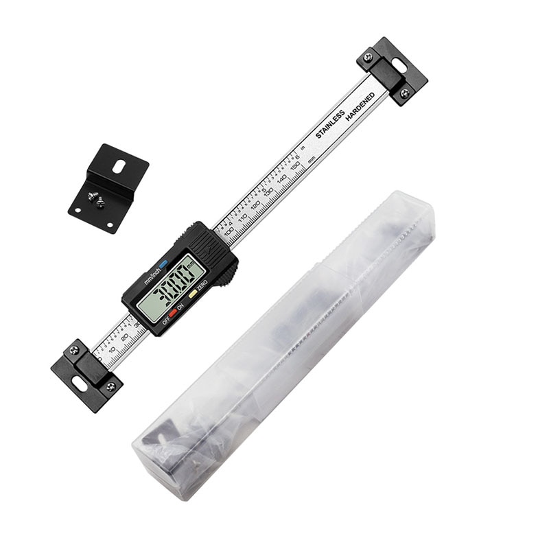 Stainless Steel Horizontal Vertical Digital Display Ruler LCD Display Level Caliper 0-15CM