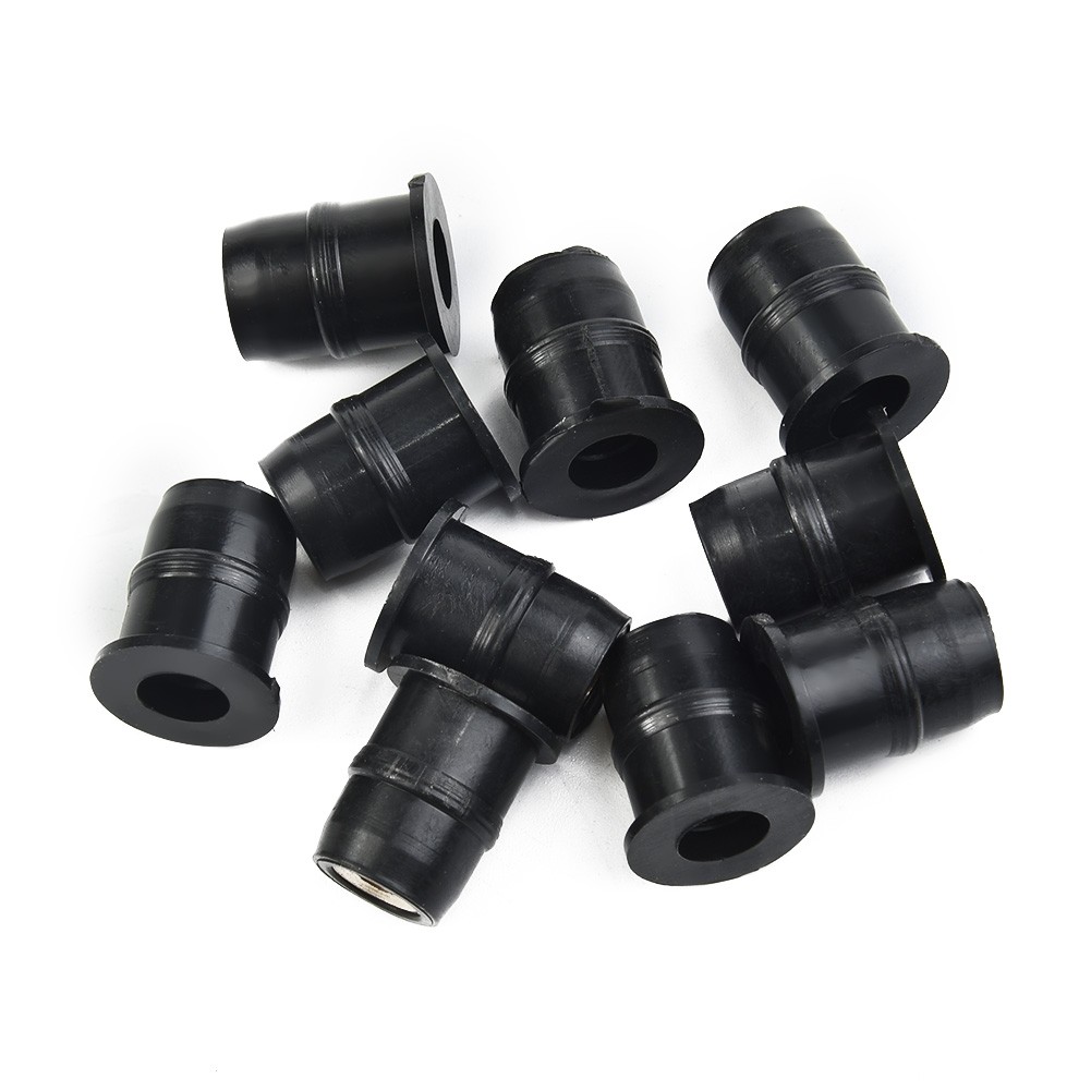 【Overauto】 For bodywork ATV applications Nuts Motorcycle Vibration Damper 5mm 10PCS set New