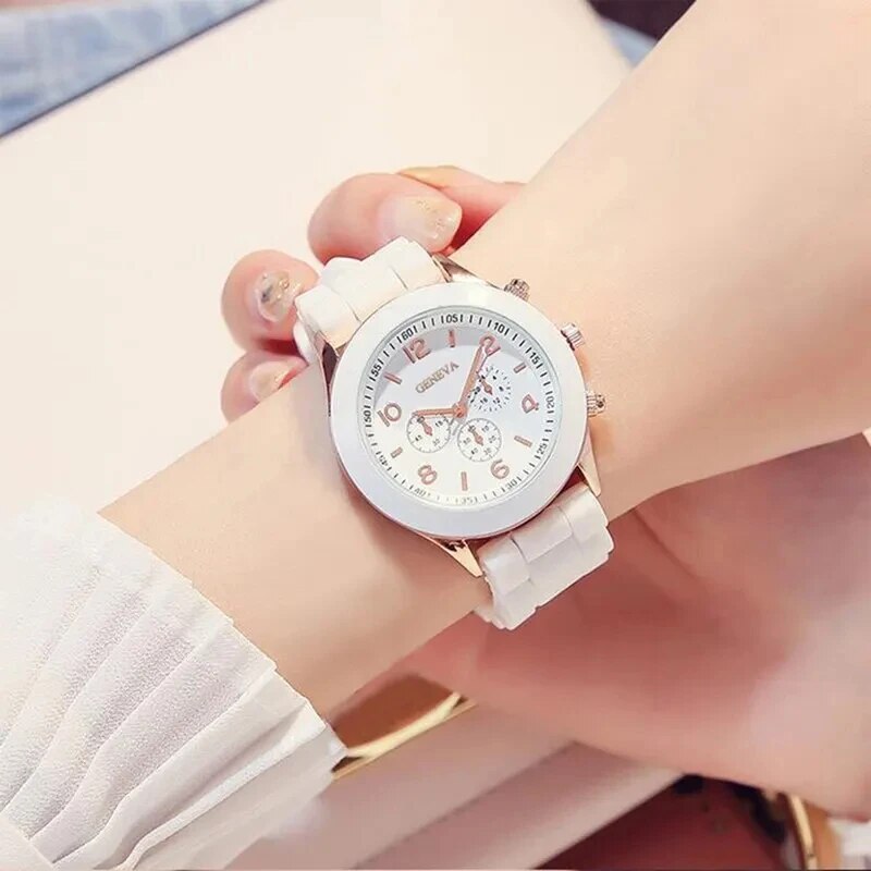 Fashion Casual New Style Multifunctional Quartz Waterproof Tape Watch