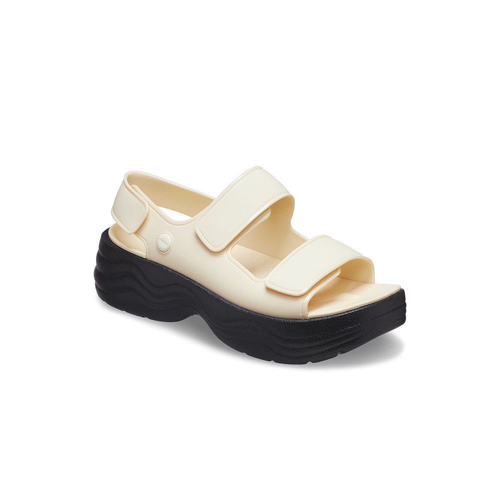 Xăng Đan Nữ Crocs Skyline - Vanilla/Black