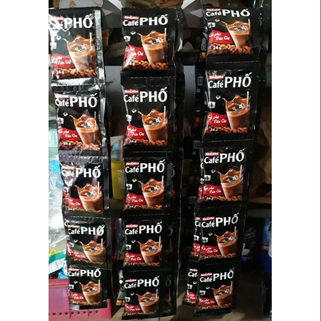 Cà phê sữa đá Cafe Phố 720g ( 30 gói x 24g )