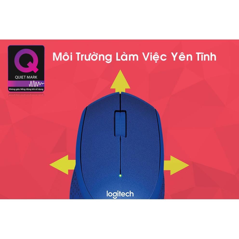 Chuột Không dây USB Logitech M331 Silent - Mia Store