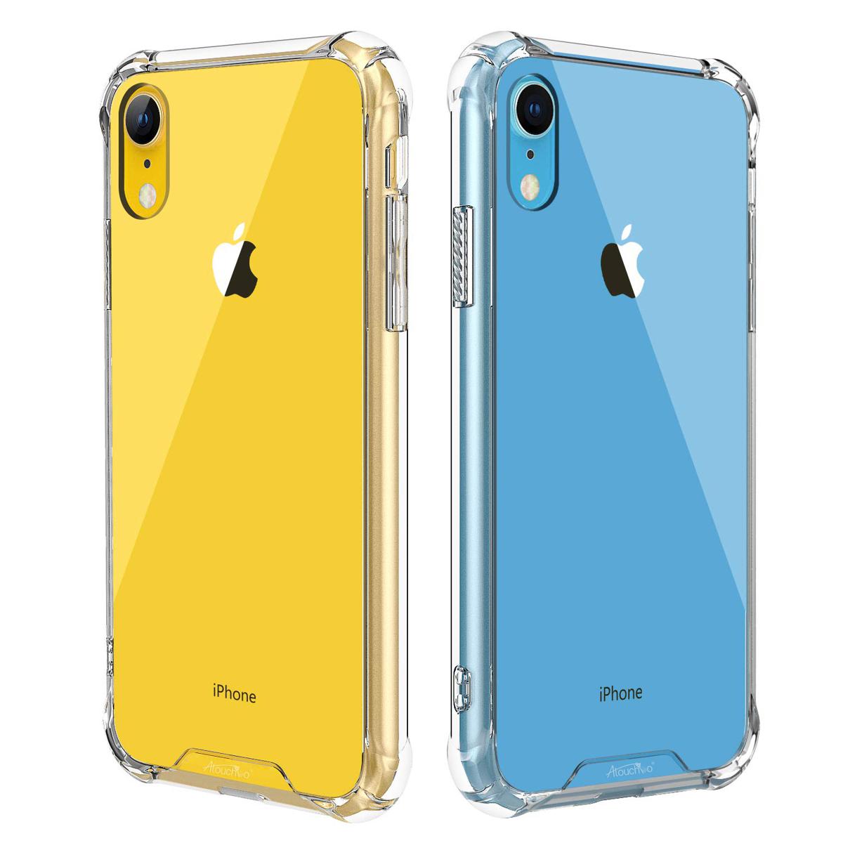 Iphone XR Back Cover Transparent Extra Bumper Anti Shock Soft Crystal Clear Cover For Iphone XR