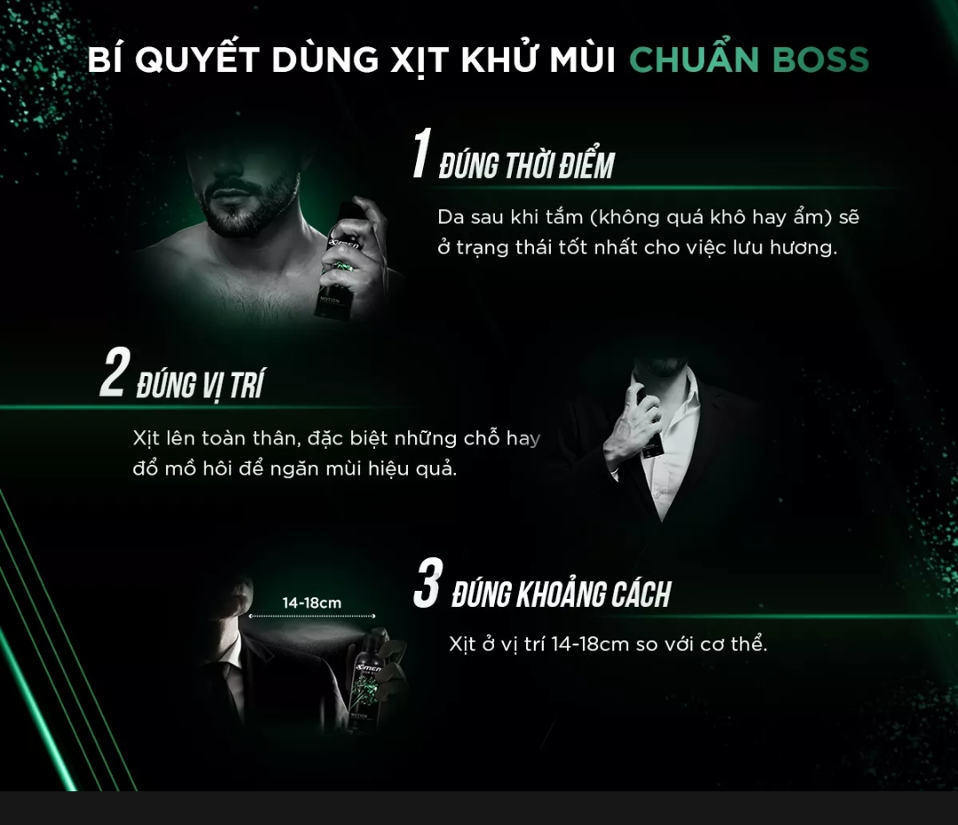Xịt khử mùi X-Men for Boss Motion 150ml