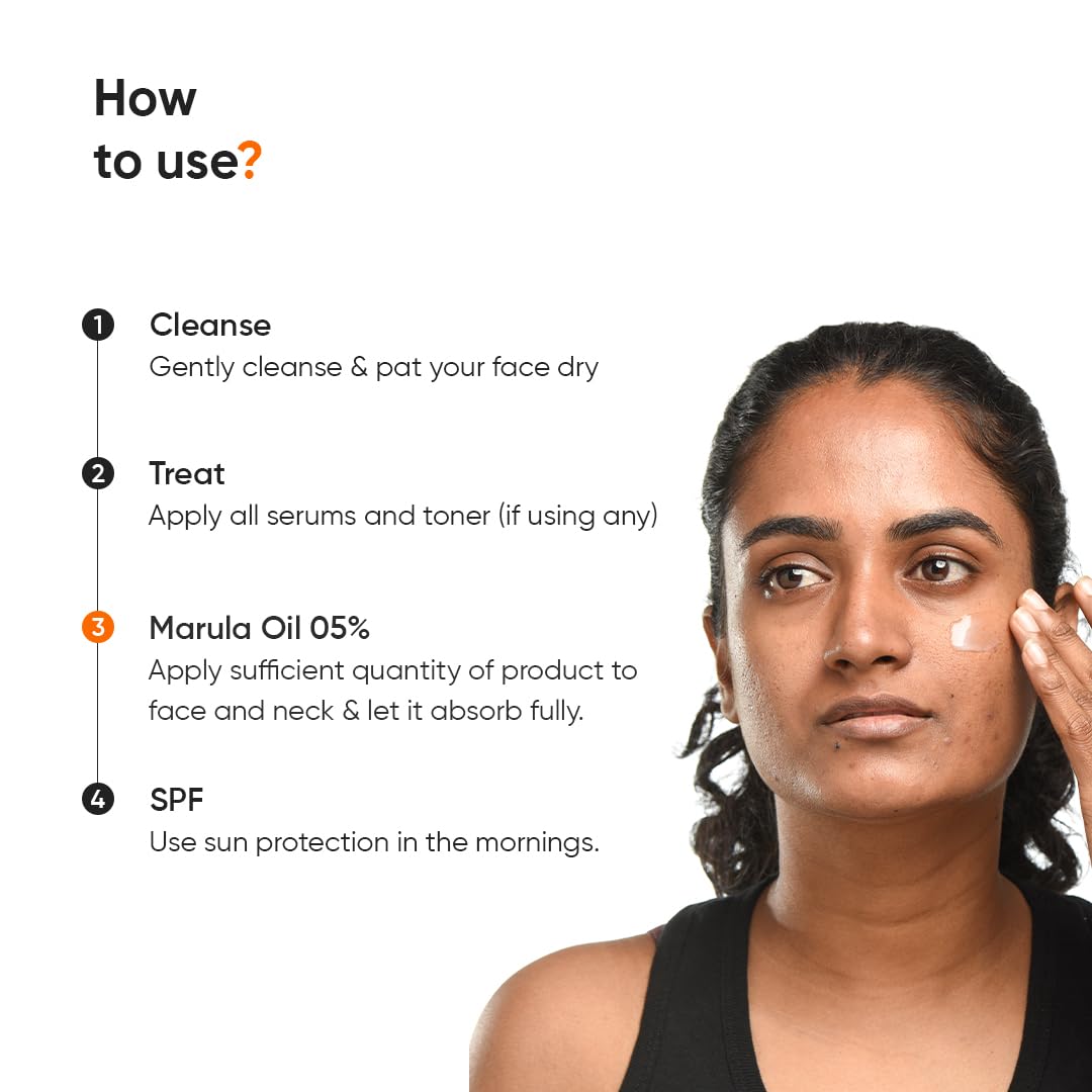 Minimalist Marula Oil 5% Face Moisturizer For Dry Skin With Hyaluronic Acid For Deep Nourishment & Hydration, For Men & Women | From Haatbazar | Haat bazar | Haatbazaar | Hatbazar. 