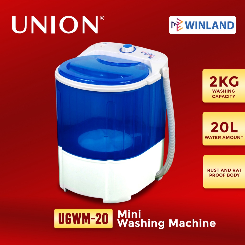 Union Mini Washing Machine - 2kg Capacity