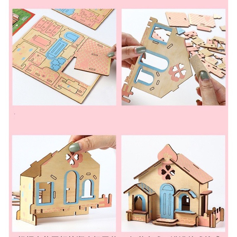 Đồ chơi lắp ráp 3D bằng GỖ
