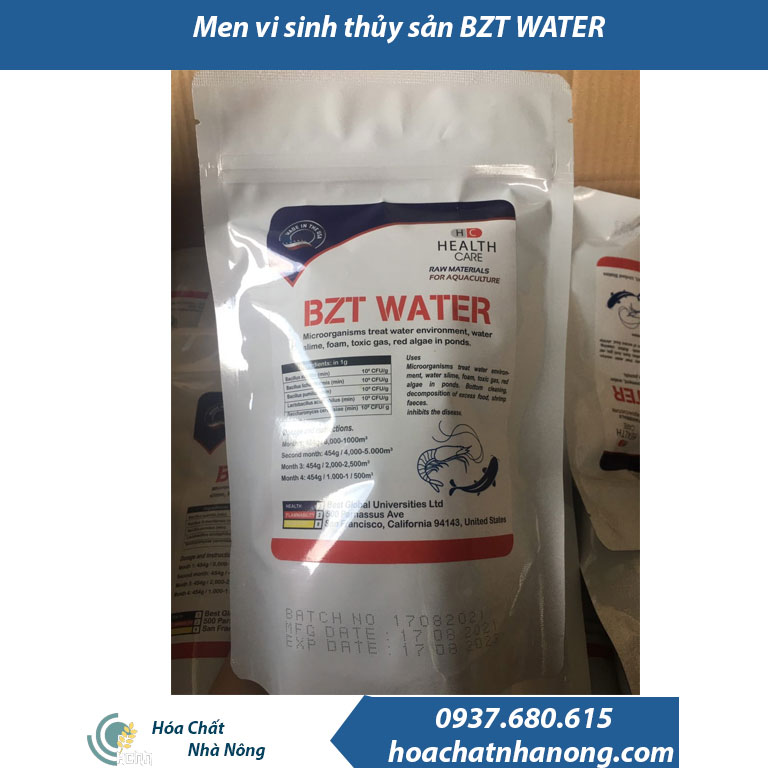 Combo Men vi sinh xử lý đáy bzt water