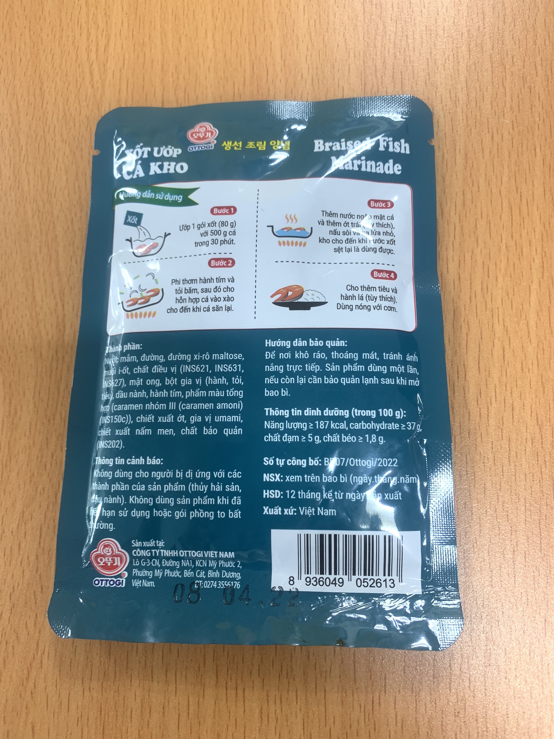 Xốt Ướp Cá Kho Otoki 80g