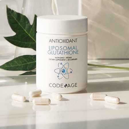 [Tem Chính Hãng] Viên Uống Trắng Và Sáng Da Codeage Liposomal Glutathione 60 Viên