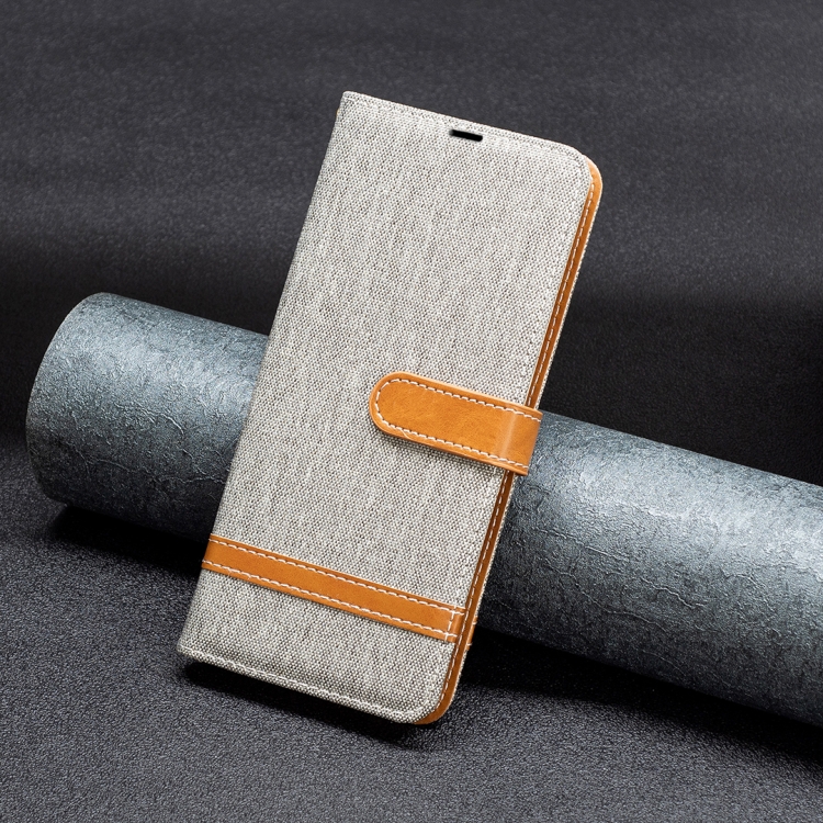 【HZSUNSKY】 For Xiaomi Redmi Note 13 Pro+ Color Block Denim Texture Leather Phone Case