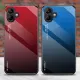 Phone case Samsung A06 Gradient Mirror Tempered Glass Protector Hard Back Cover Galaxy A06 Case. 