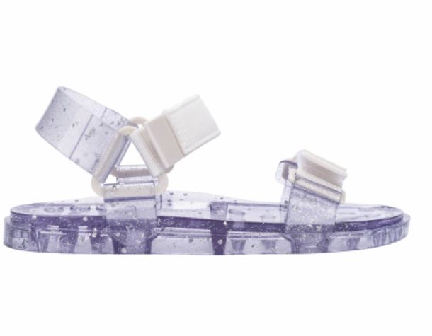 Giày sandals Melissa Papete Wide AD - Bạc