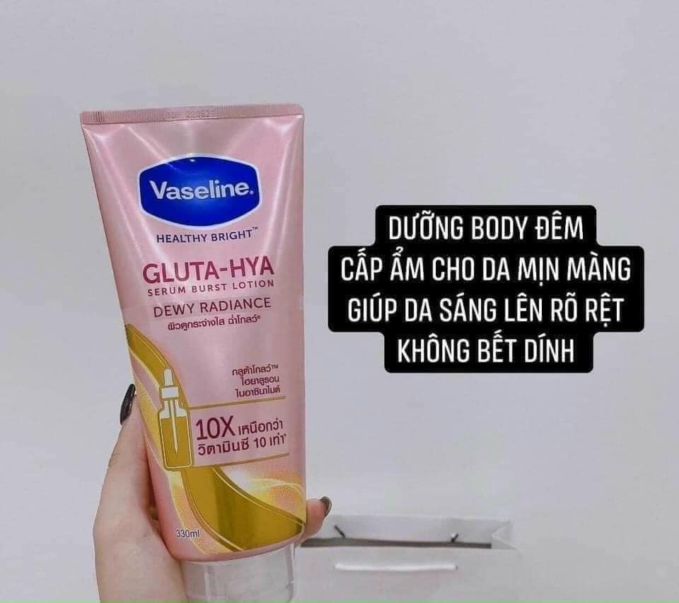 Dưỡng thể Vaseline Gluta Hya 10x