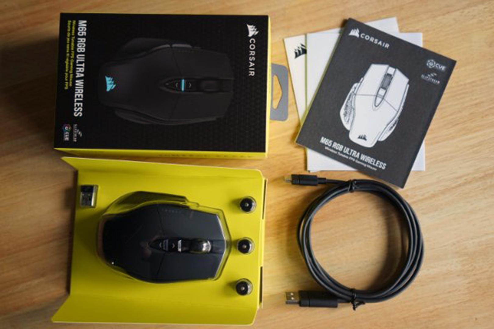 CORSAIR M65 RGB ULTRA WIRELESS TUNABLE FPS GAMING MOUSE (BLACK)