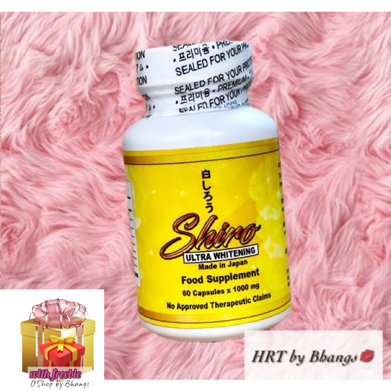 SHIRO GLUTA ONLY 5000mg AUTHENTIC 60 CAPS c Authentic Glutathione Capsules Formulation Supplement Capsule Dietary Supplement - Lazada