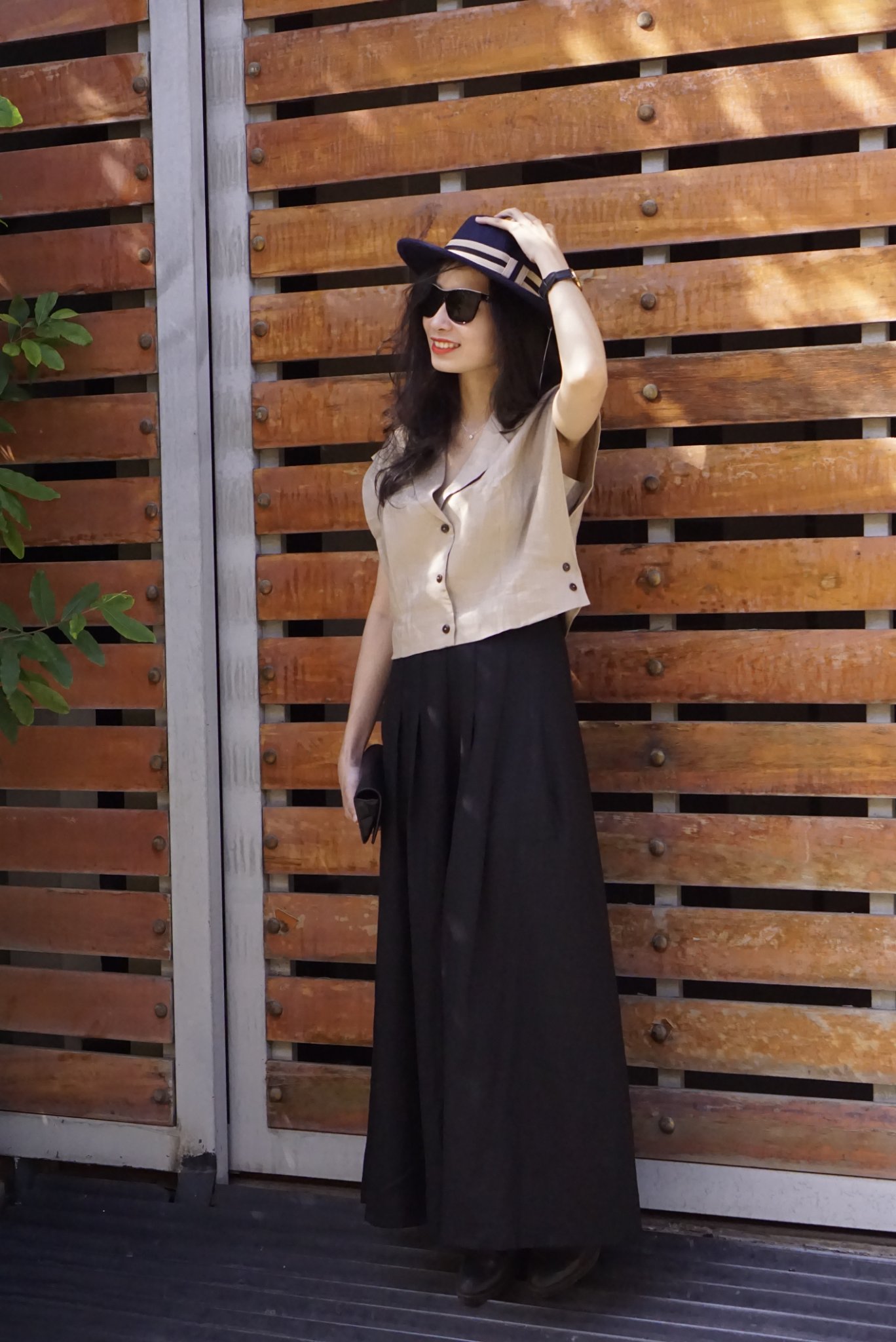Áo top giả vest linen ALMA - MaxMessi