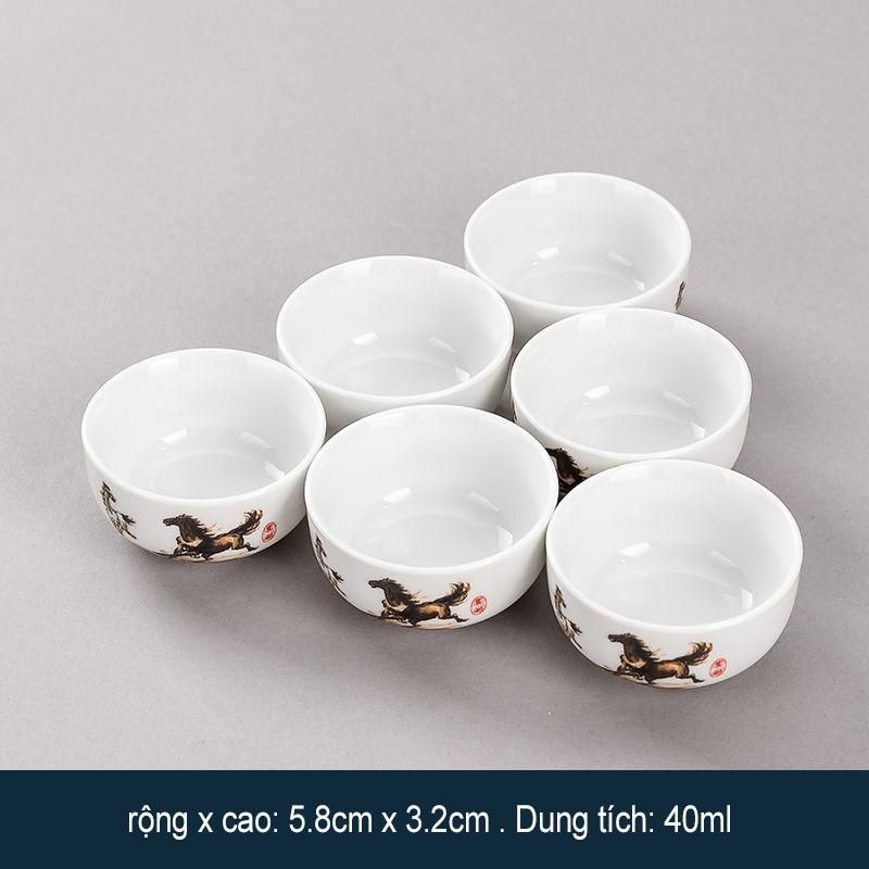 Những bộ chén trà siêu đẹp (Chất liệu: Gốm, sứ, thủy tinh)