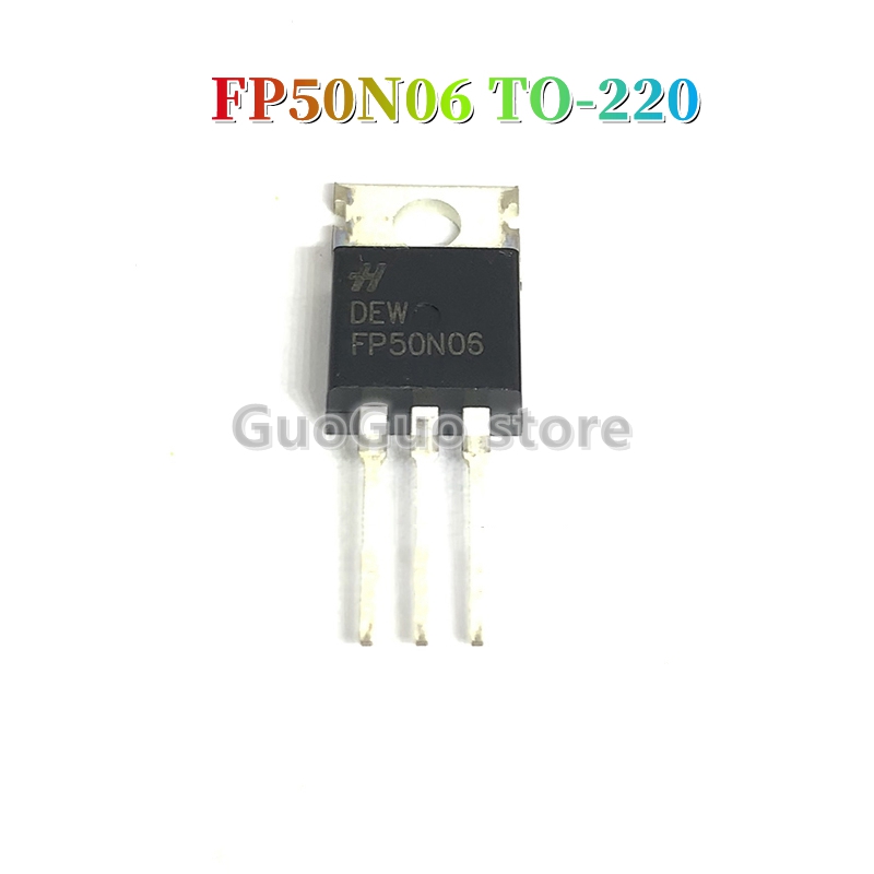 5pcs FP50N06 TO-220 50N06 TO220 50A/60V Inverter MOSFET Transistor New ...