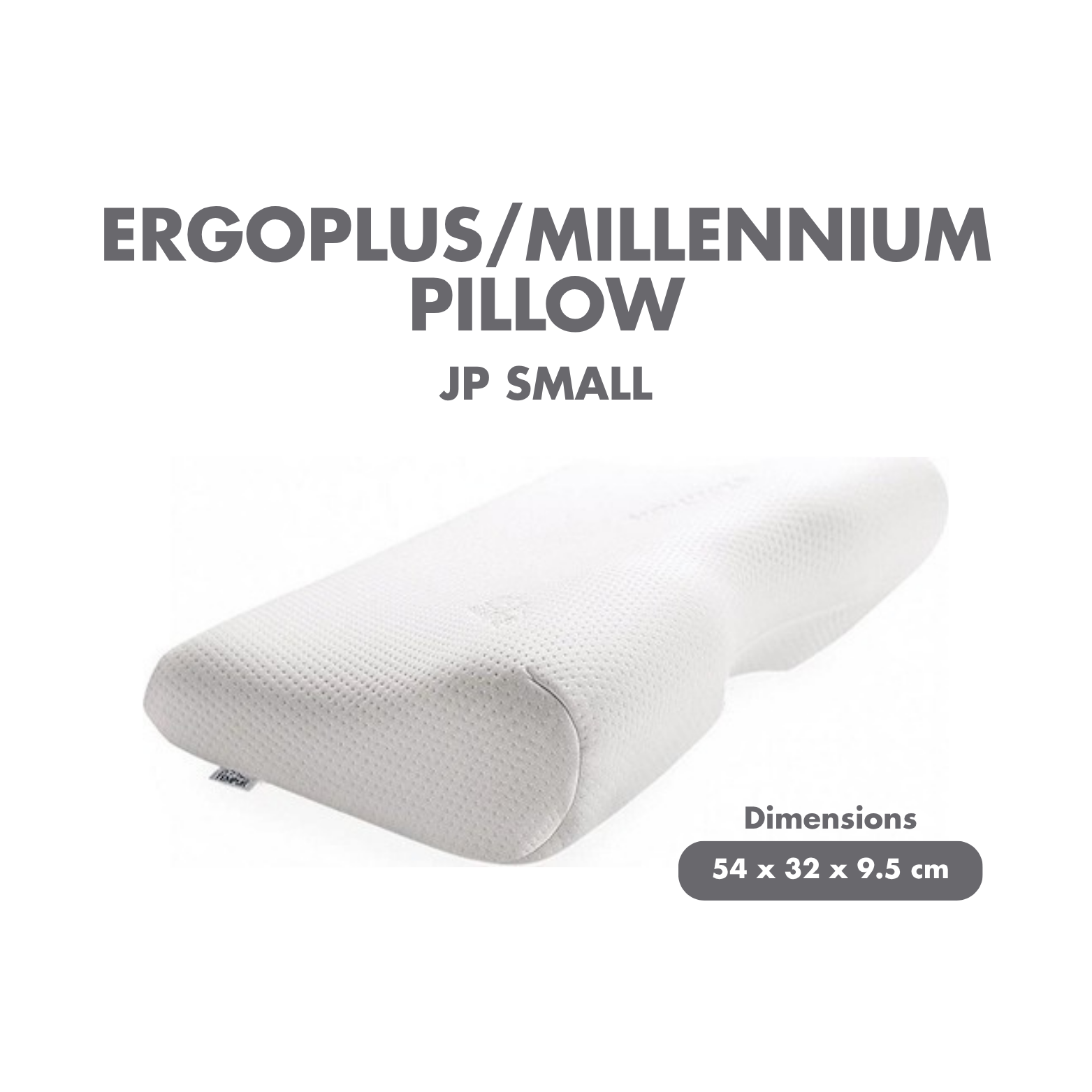 TEMPUR ErgoPlus (Millennium) Pillow (JP Import) - S/M/L Sizes
