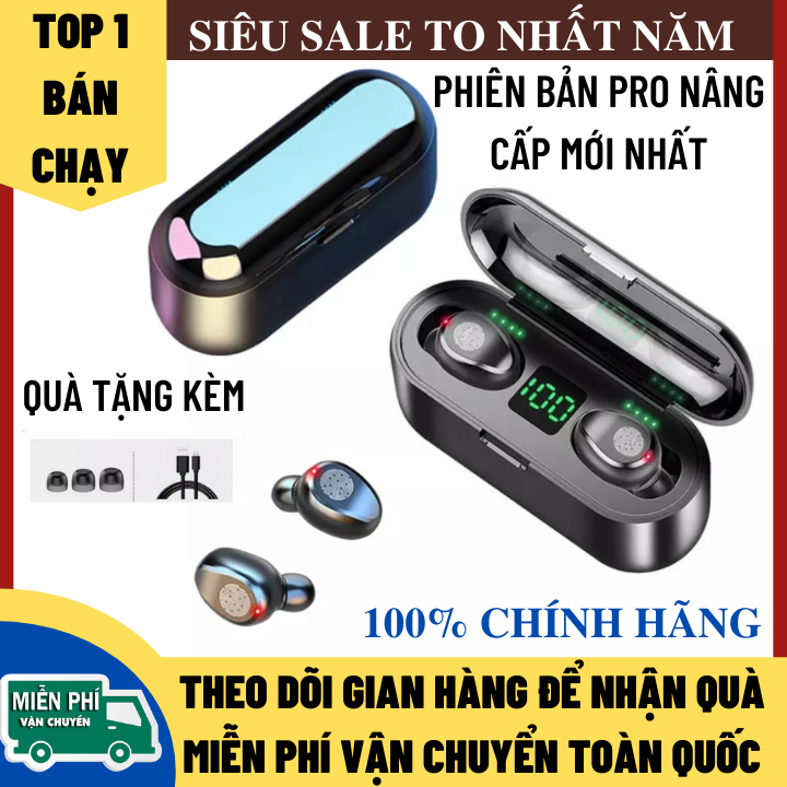 Tai Nghe Bluetooth F9 Bản Pro Quốc Tế Âm Thanh Hay Kết Nối Ổn Định Hỗ Trợ Mọi Dòng Máy thumbnail