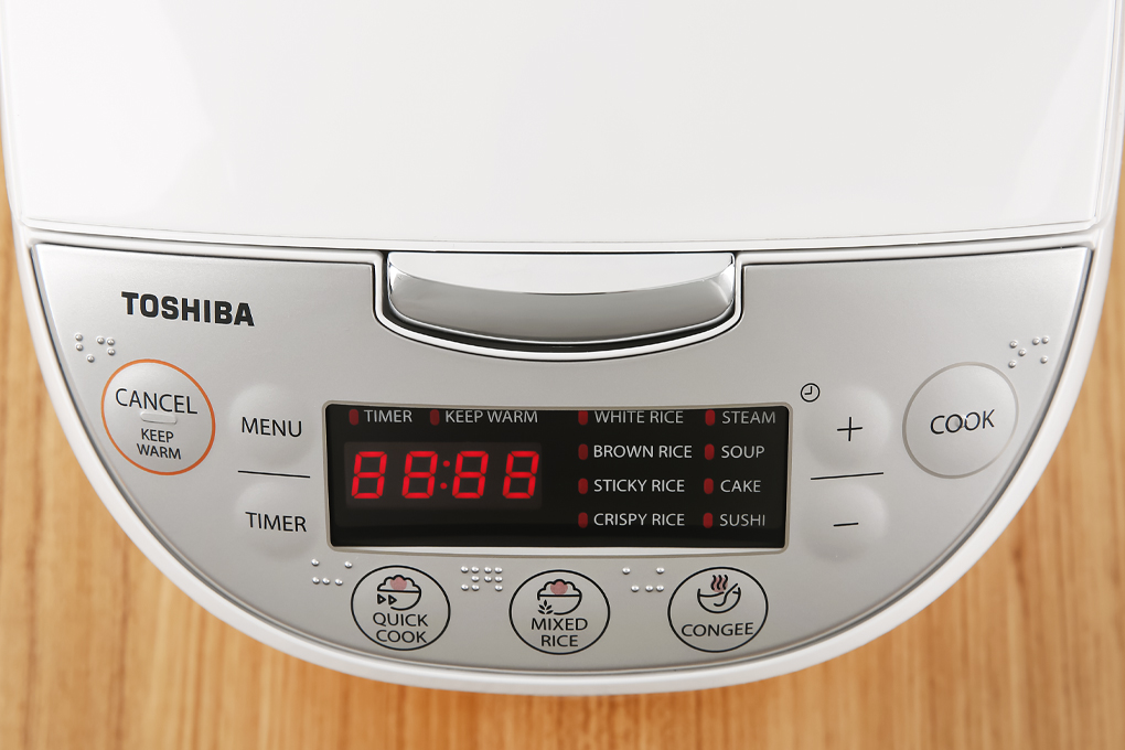 [Toshiba 10DH2PV] Nồi cơm điện tử Toshiba 1 lít RC-10DH2PV(W)