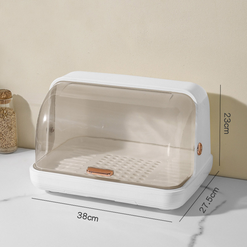 Kitchen drain bowl rack with lid plastic cupboard tableware storage box teacup tray drain cup rack Cup rack