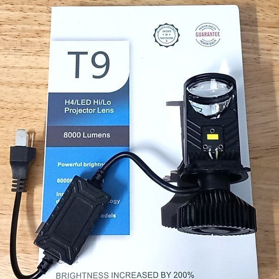 Đèn bi cầu pha led mini T9 cắt pha đẹp sáng cho xe máy