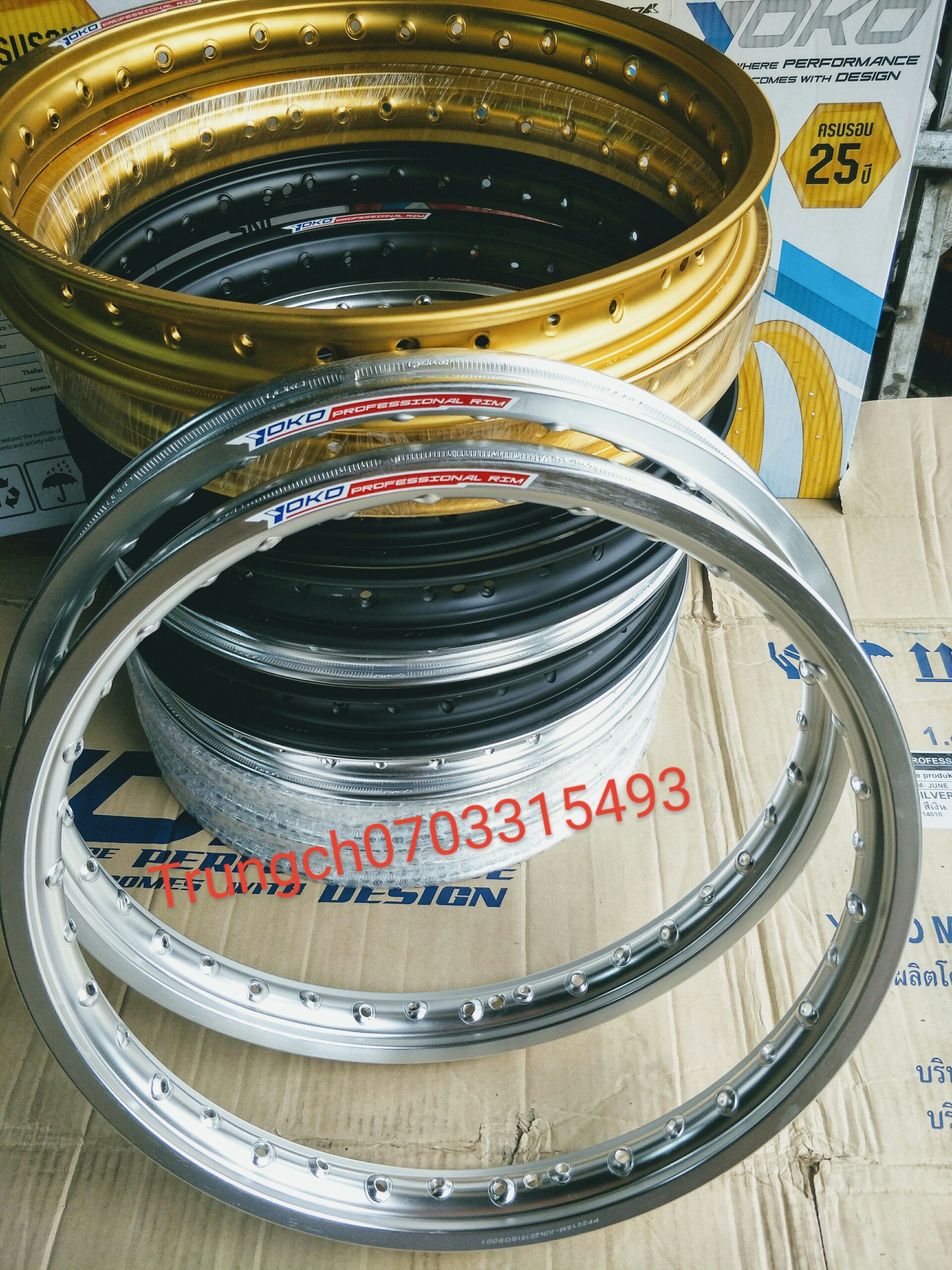 [HCM] CẶP BÁNH CĂM RAIDER SATRIA NIỀNG YOKO THÁI KÈM 2 ĐĨA HOẶC CHỌN LÒNG ĐĨA CNC GẮN NHƯ ZIN CÓ 3 MÀU TÙY CHỌN