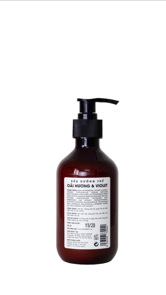 BODY LOTION - SỮA DƯỠNG ẨM CƠ THỂ